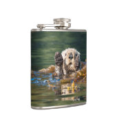 Waving Zee Otter Heupfles (Rechts)