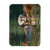 Waving Zee Otter Magneet (Verticaal)
