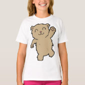 Wavinge Lieve Lachende Beer T-shirt (Voorkant)