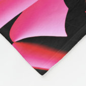 Wavy Abstract 270321 - 01 Rood Fleece Deken (Hoek)