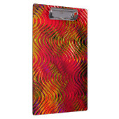Wavy Abstract patroon in rood Klembord (Rechts)