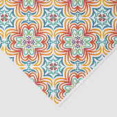 Wavy Abstract Patroonversnijding Retro Tissuepapier (Detail)