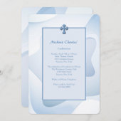 Wavy Abstracte uitnodiging tot religieuze overtuig (Voorkant / Achterkant)