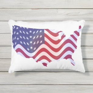 WAVY AMERICAN FLAG BUITENKUSSEN