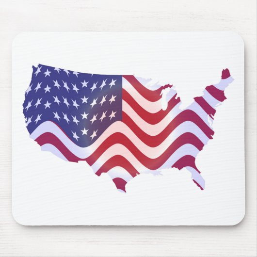 WAVY AMERICAN FLAG MUISMAT (Voorkant)