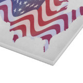 WAVY AMERICAN FLAG SNIJPLANK (Hoek)