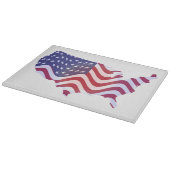 WAVY AMERICAN FLAG SNIJPLANK (Hoek)