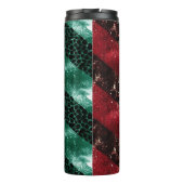 Wavy Animal Print Textured Design Thermosbeker (Achterkant)