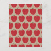 Wavy Apple Preschool Graduation Party Invitation Kaart (Achterkant)