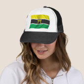 Wavy Ashanti Flag Trucker Pet (In situ)