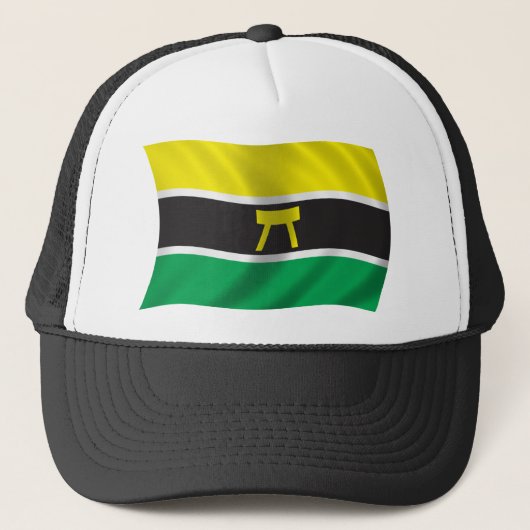 Wavy Ashanti Flag Trucker Pet (Voorkant)