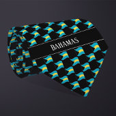Wavy Bahamas Vlag Patroon Stropdas