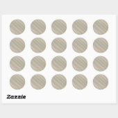 Wavy Beach Sand Ronde Sticker (Vel)