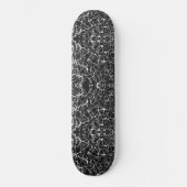 WAVY BLACK EN WHITE PERSOONLIJK SKATEBOARD (Voorkant)
