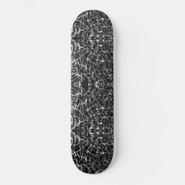 WAVY BLACK EN WHITE PERSOONLIJK SKATEBOARD