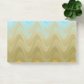 Wavy Blauw Groen Sinaasappel Abstract Post-it® Notes (Kantoor)