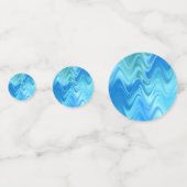 Wavy Blue Abstract Confetti (Voorkanten)