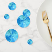 Wavy Blue Abstract Confetti (Groep)