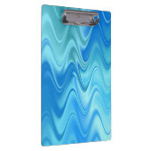 Wavy Blue Abstract Klembord (Rechts)