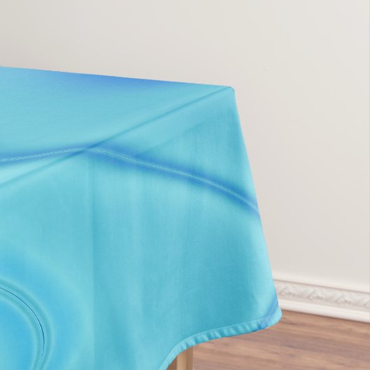 Wavy Blue Abstract Tafelkleed (Voorbeeld)