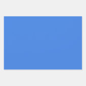 Wavy Blue en Yellow Kaleidoscope Inpakpapier Vel (Voorkant 3)