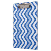 Wavy Blue Pattern Klembord (Links)