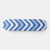 Wavy Blue Pattern Persoonlijk Skateboard (Horizontaal)