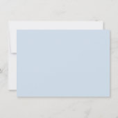 Wavy Blue Vrijgezellenfeest Recept Kaart (Achterkant)