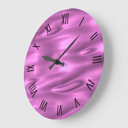 Wavy Bright met Numerieke wandklok (Hoek)