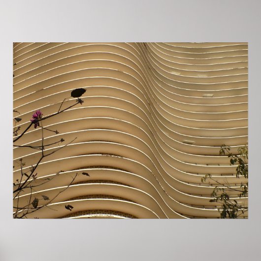 Wavy Building Poster (Voorkant)