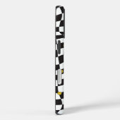 Wavy Checkerboard Smiley Streetwear Case (Achterkant / Rechts)
