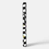Wavy Checkerboard Smiley Streetwear Case (Achterkant / Links)