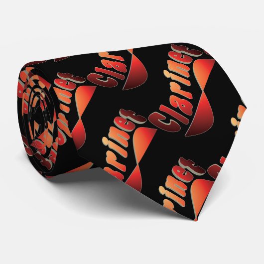 Wavy Clarinet Stropdas (Opgerold)