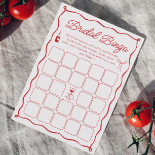 Wavy Dat is Amore Vrijgezellenfeest Bingo Game Kaa Kaart