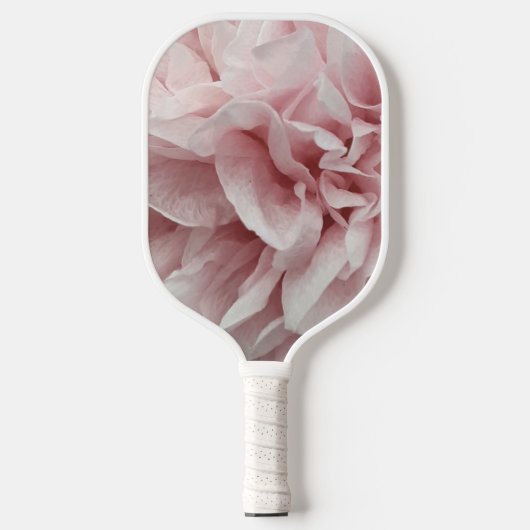 Wavy decorative romantic subtle roze mode roos pickleball paddle (Voorkant)