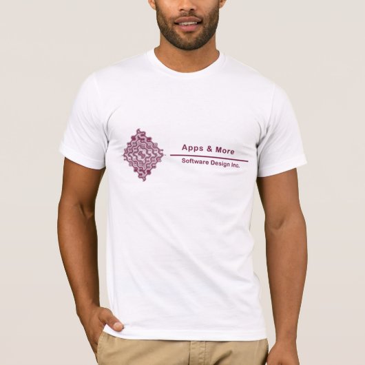 Wavy Diamond Company T-shirt over White (Voorkant)