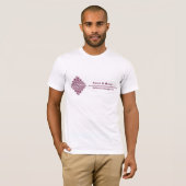 Wavy Diamond Company T-shirt over White (Voorkant volledig)