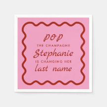 Wavy Edge Pink en Red Pop de Champagne