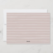 Wavy | Eenvoudige horizontale vrede op aarde Foto Feestdagenkaart (Achterkant)