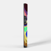 Wavy Fiesta Colors Pattern iPhone Hoesje (Rechterkant)