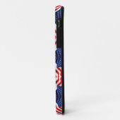 Wavy Flag Banner Case-Mate iPhone Case (Achterkant/links)