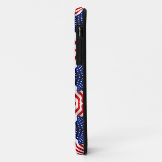 Wavy Flag Banner Case-Mate iPhone Case (Achterkant/links)