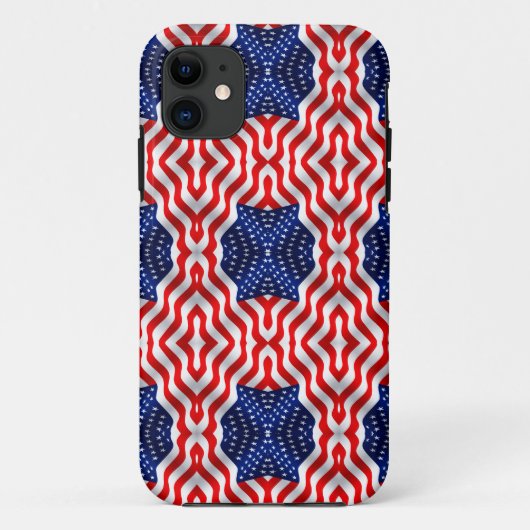 Wavy Flag Banner Case-Mate iPhone Case (Achterkant)