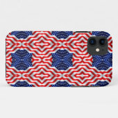 Wavy Flag Banner Case-Mate iPhone Case (Achterkant (horizontaal))