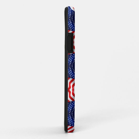 Wavy Flag Banner Case-Mate iPhone Case (Achterkant/rechts)