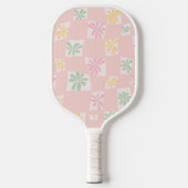 Wavy Floral Check Pickleball Paddle (Voorkant)