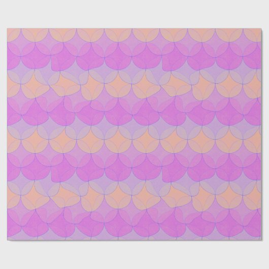 Wavy Geometrisch inpakpapier (Vlak)