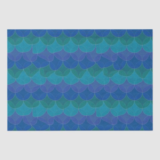 Wavy Geometrisch inpakpapier Tissuepapier (Voorkant)