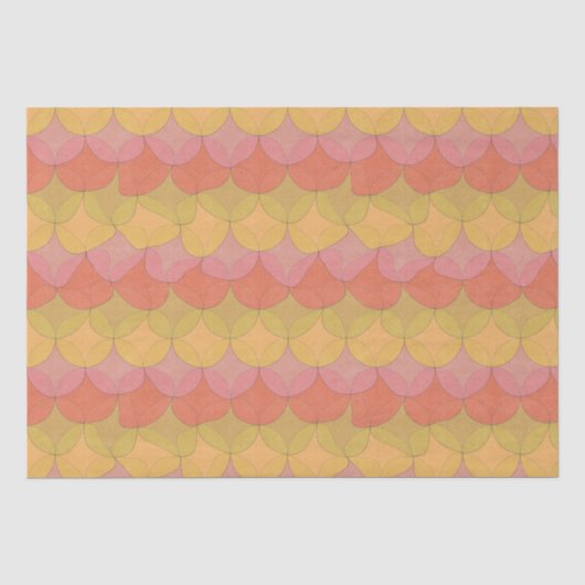 Wavy geometrisch tissuepapier (Voorkant)