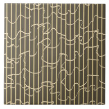 Wavy gestreepte pistache